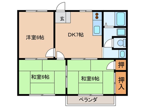 ファイン北口の物件間取画像